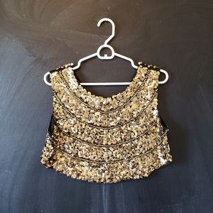 🚨⚡️(flash sale)⚡️🚨--Sequin Crop Top
